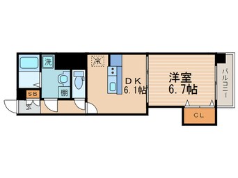 間取図 ベルビュー七条河原町