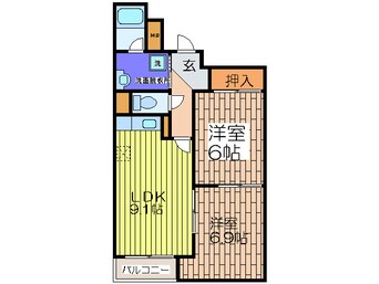 間取図 ボワドゥ・ブローニュ
