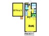 Ａｎｇｅ 1Kの間取り