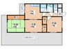 リバ－サイド仁和寺 3DKの間取り