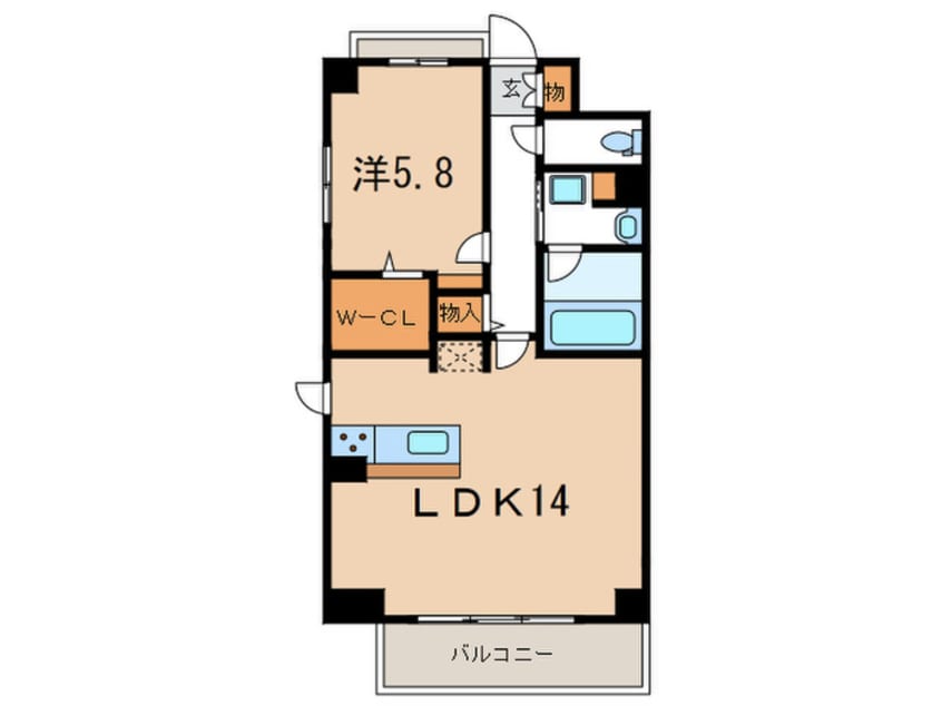 間取図 シュロス　フォン　コウナン