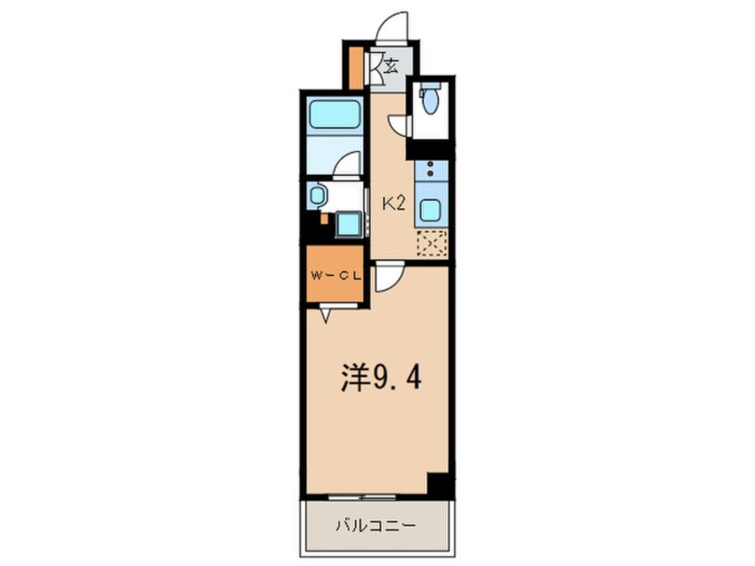 間取図 シュロス　フォン　コウナン