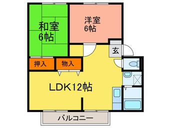 間取図 サンビレッジキタイＡ棟