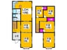 東野中戸建 6LDKの間取り