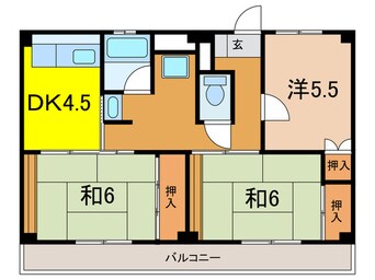 間取図 ビレッジハウス尾上3号棟