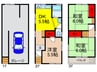 六万寺町1丁目賃貸戸建 3DKの間取り