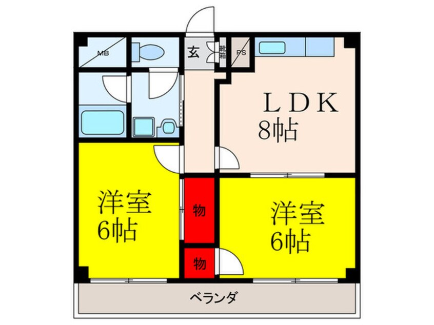 間取図 メゾンローレル