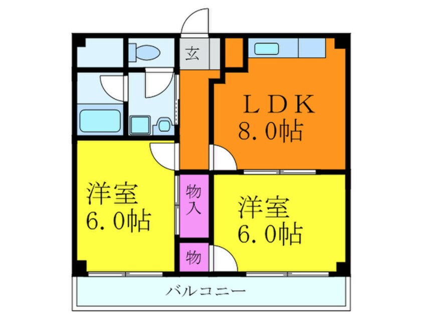 間取図 メゾンローレル