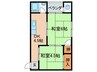 正田マンション若竹 2DKの間取り