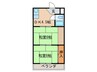 トアベルデュ-ル 2DKの間取り