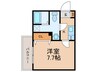 ドゥエリング神路 1Kの間取り