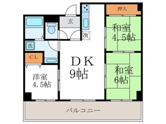 間取図 ヴューキャッスル