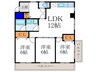 ヴューキャッスル 3LDKの間取り
