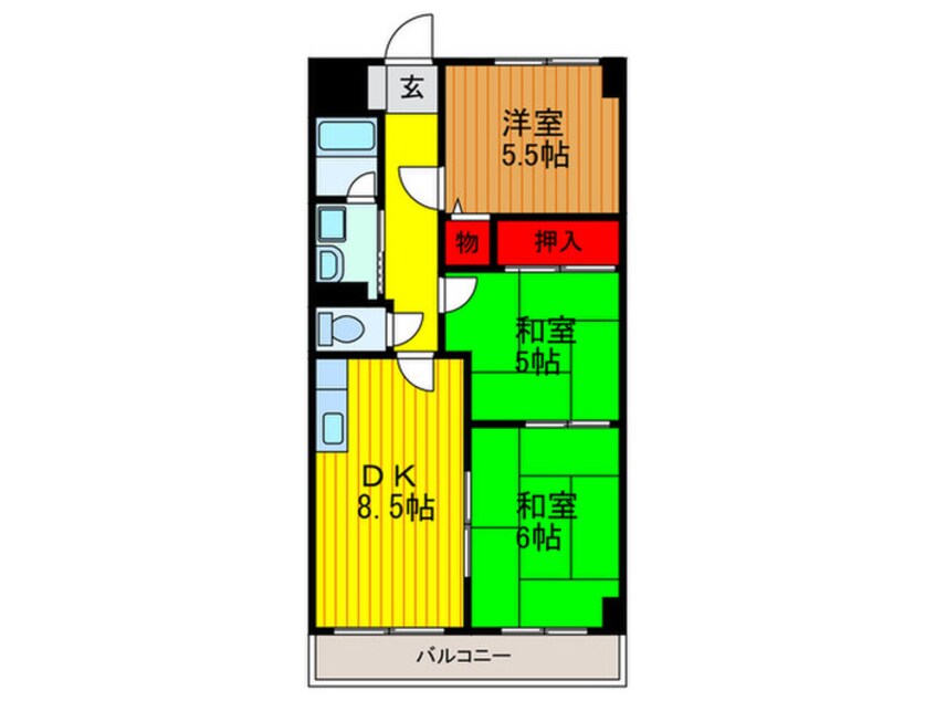 間取図 センチュリー１番館