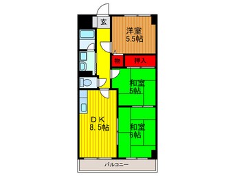 間取図 センチュリー１番館