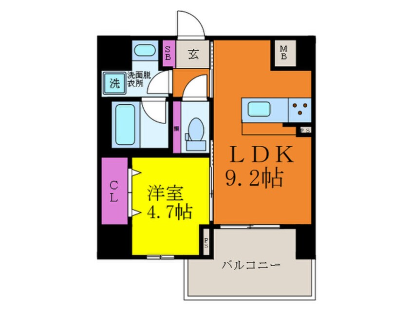 間取図 ＭＳ.ＣＯＲＥ