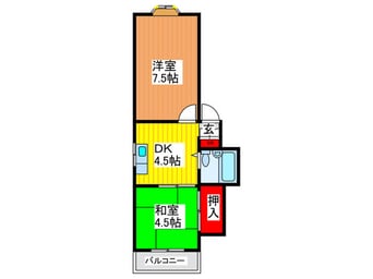 間取図 大野パレス