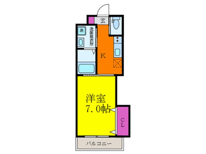 間取図 サムライマンション上山手