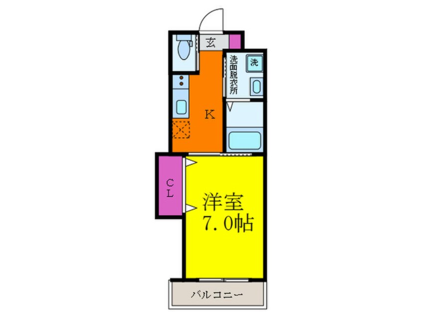 間取図 サムライマンション上山手