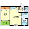 ﾌｪﾘｰﾁｪ小阪 1LDKの間取り