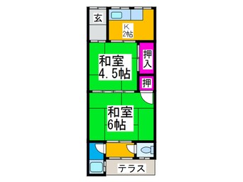 間取図 フジハイツ