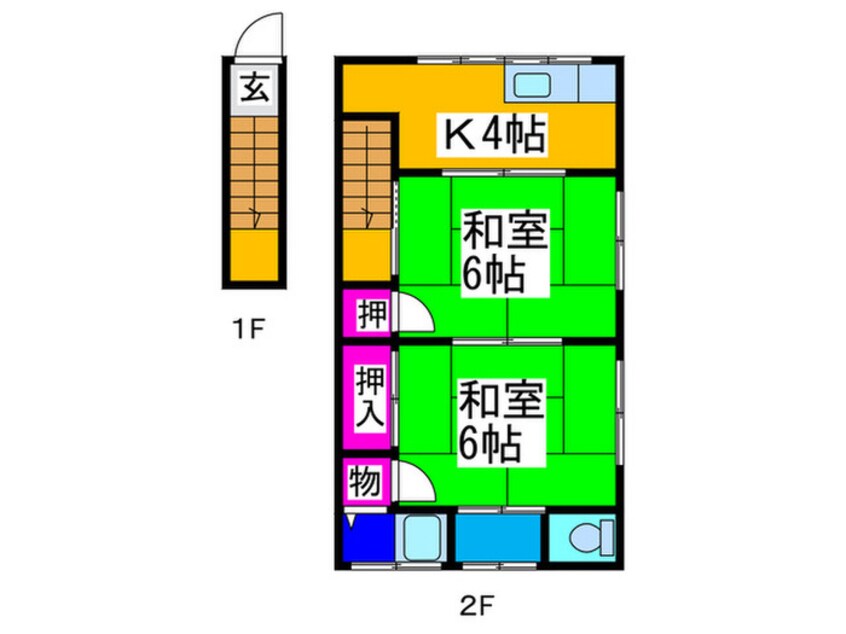 間取図 フジハイツ