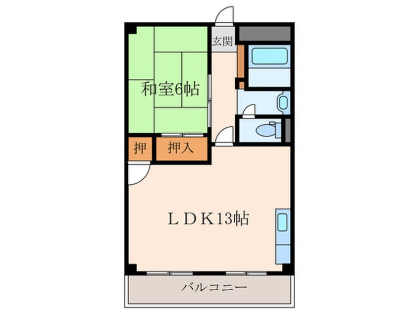 間取図 マンションイワタ