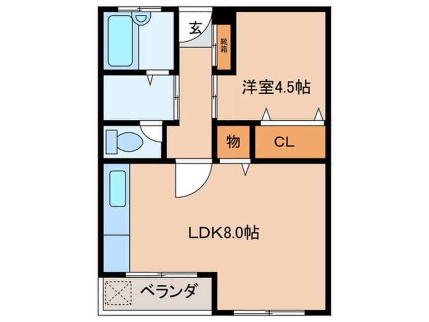 間取図 都島岡本マンション