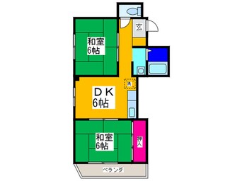間取図 グレース東雲