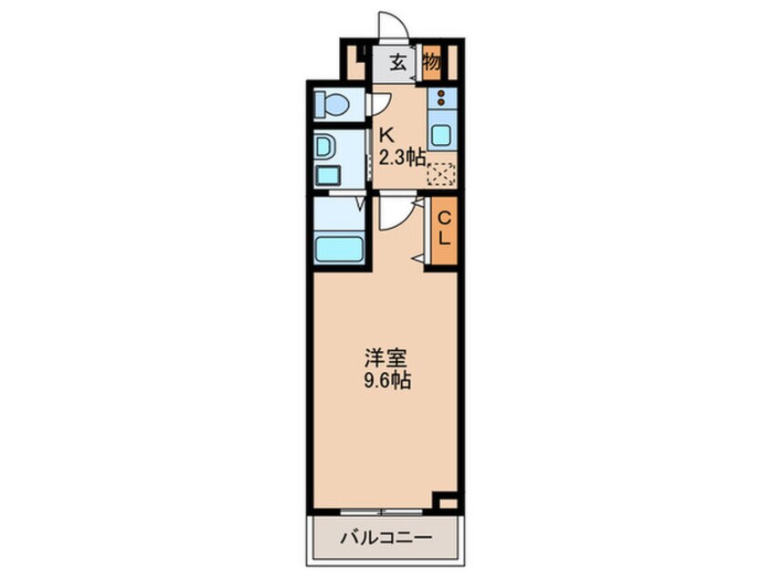 間取図 深野5丁目アパートEAST