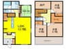 南春日丘６丁目戸建 4LDKの間取り