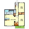 benir maison okubo 2LDKの間取り