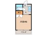 シャルムかたびら 1Kの間取り