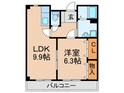 アルモニ－綾園の間取図