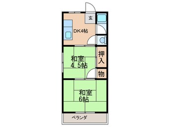 間取図 住吉清川マンション