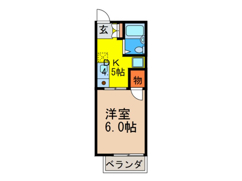 間取図 ジュネス阪本