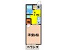 ジュネス阪本 1Kの間取り