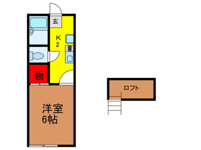 間取図 レオパレスエルサンク