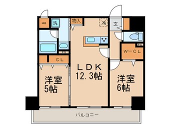 間取図 ハナミズキ福島