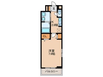 間取図 深野5丁目アパートWEST