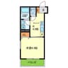 PROSPER COURT 緑橋 1Kの間取り