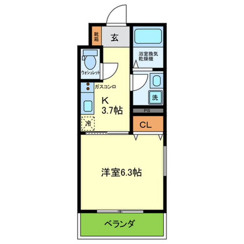 間取図 PROSPER COURT 緑橋