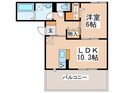 シュトラール喜連瓜破の間取図