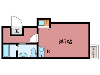 間取図 GARNET　RESIDENCEﾌﾞﾘｴ西大路