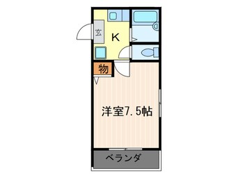 間取図 ベルシェ御所東