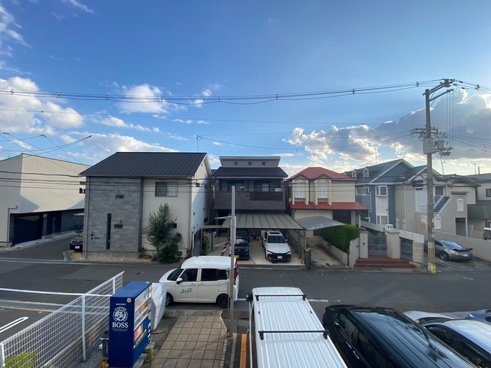 室内からの展望 楠葉ハイツ