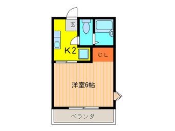 間取図 フォ－ブル嵯峨