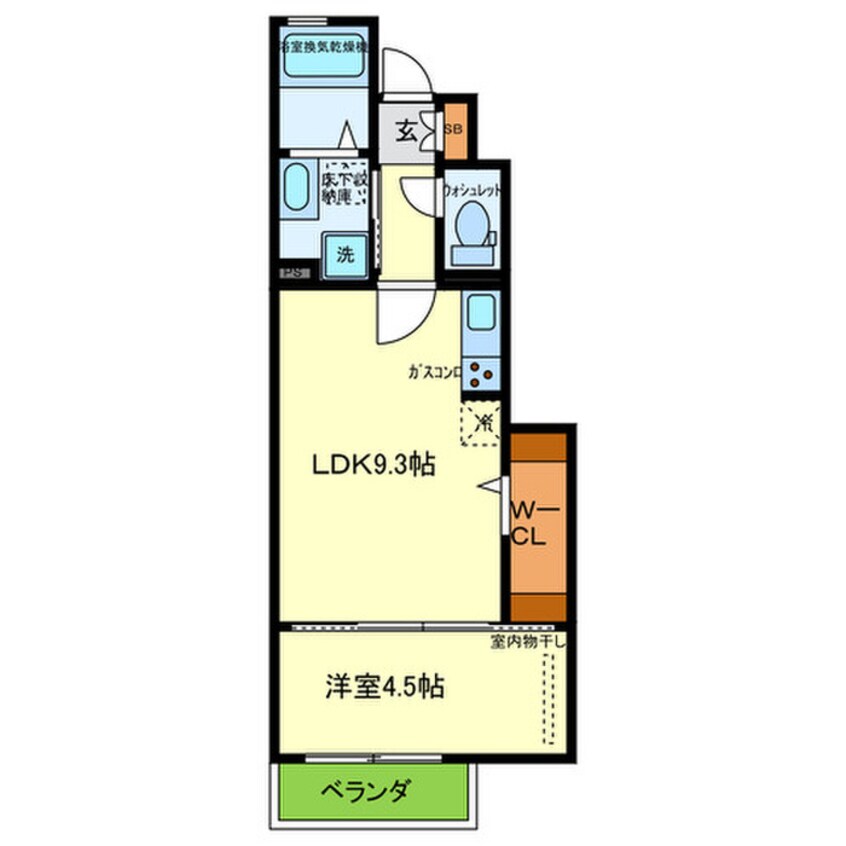 間取図 クレールメゾン