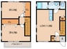 テラスハウス菊水 2LDKの間取り