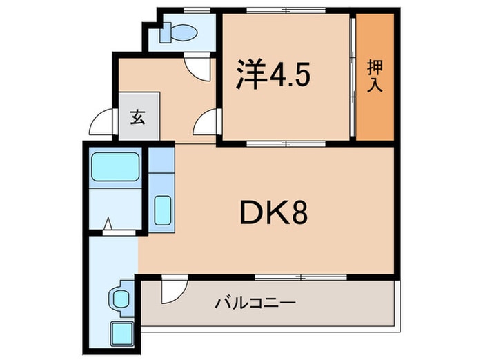 間取り図 ドミールサニー緑町１号棟